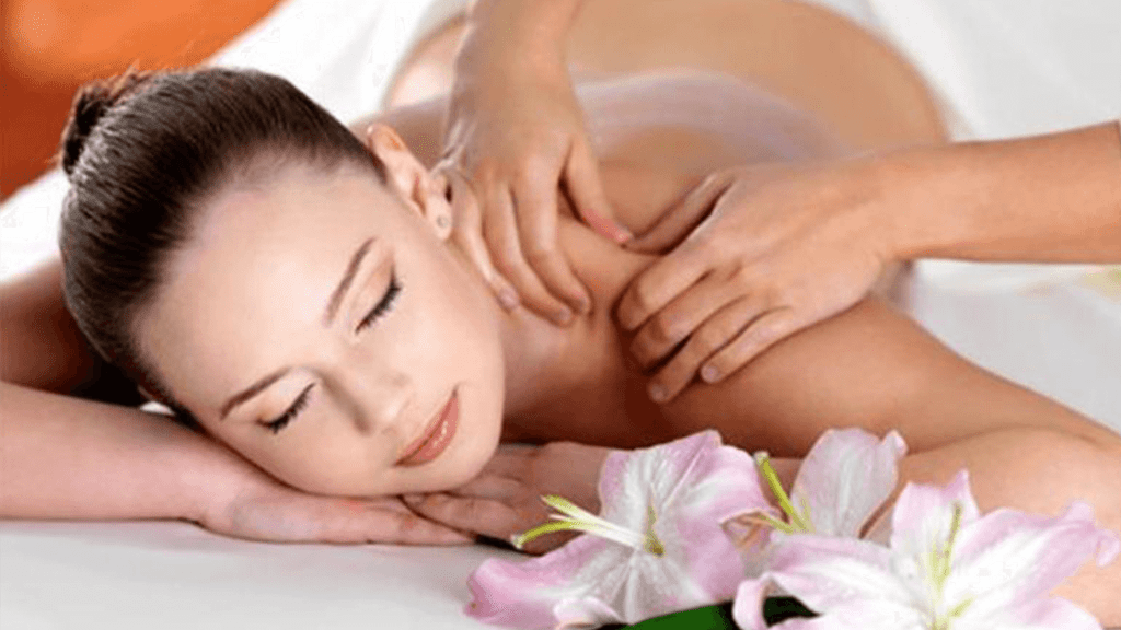 back and shoulder massage 